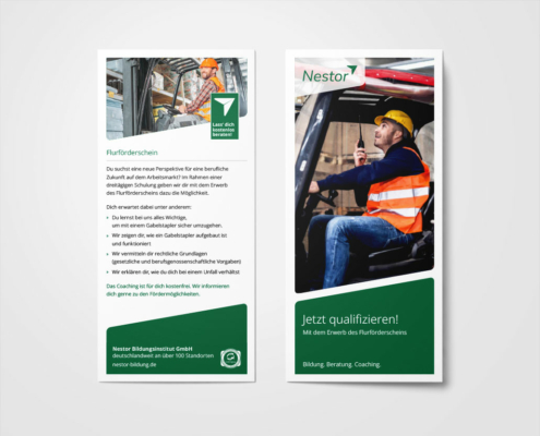 Flyer »Flurförderschein«, 2-seitig